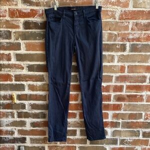 J Brand Rail jeans in blue velvet